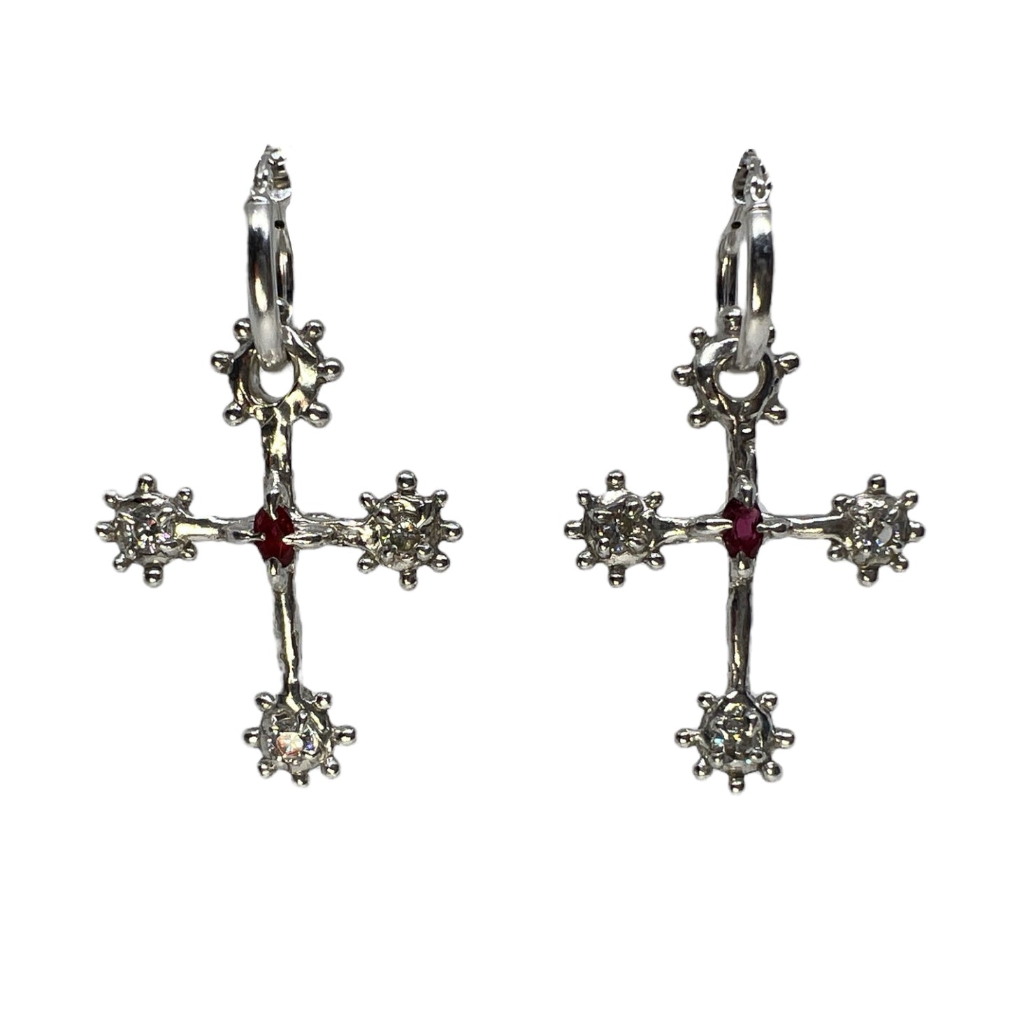 Large Crucifix Earrings