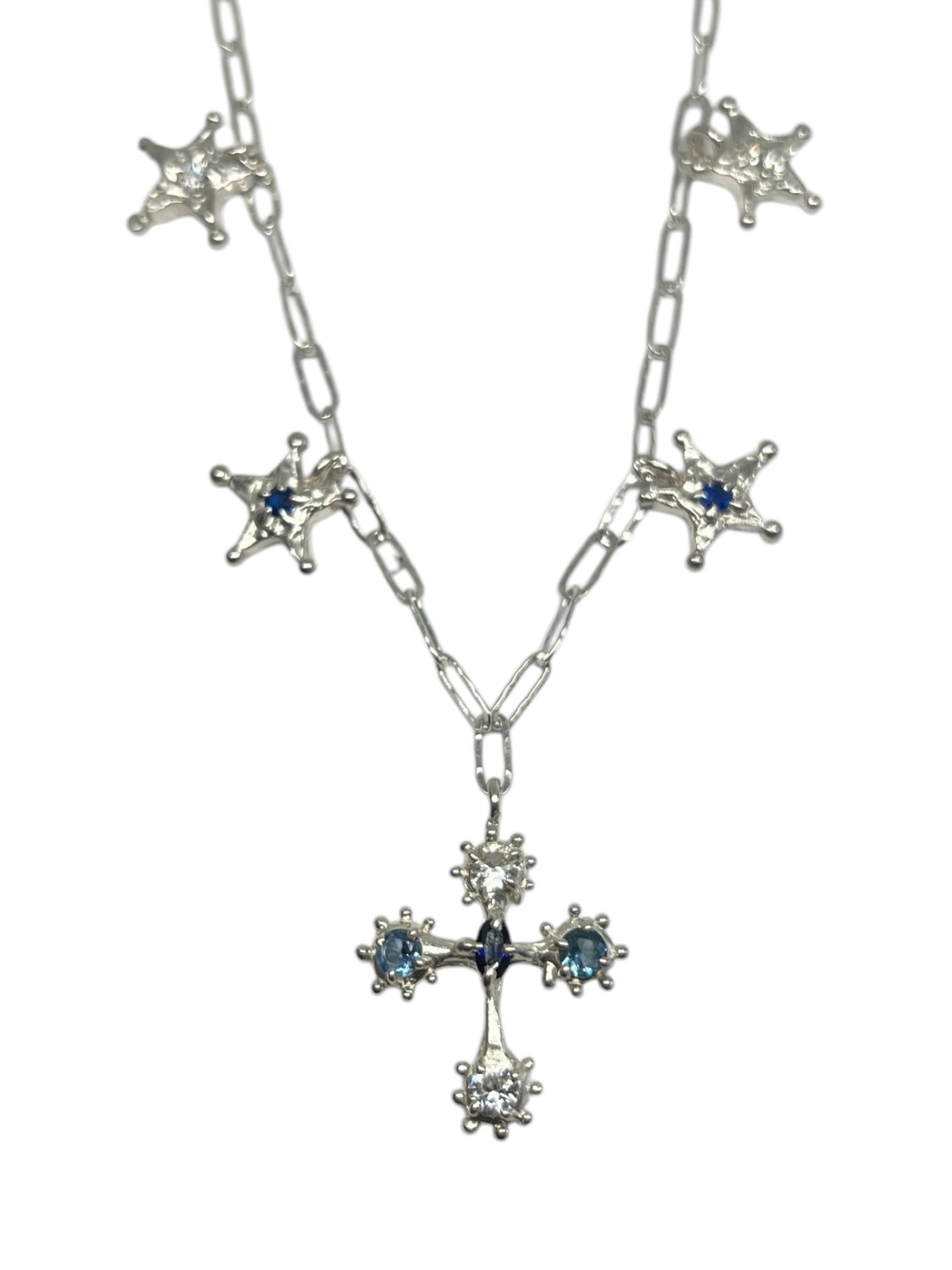 Stacked Crucifix Necklace