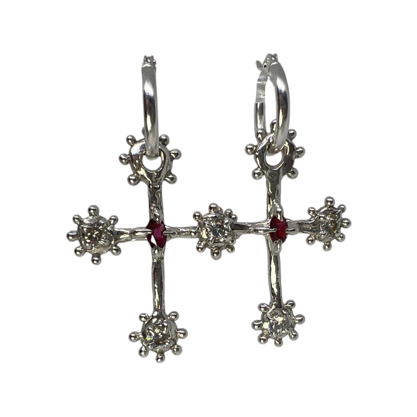 Large Crucifix Earrings
