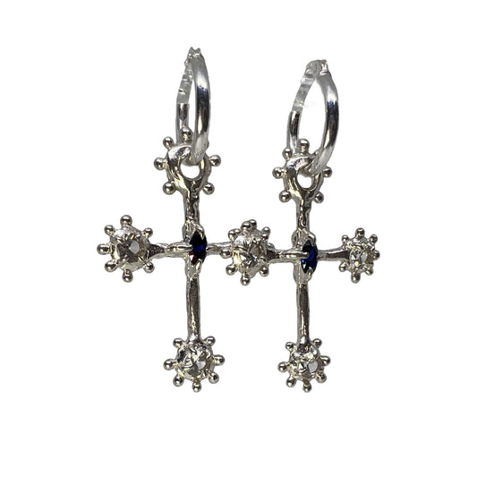Large Crucifix Earrings