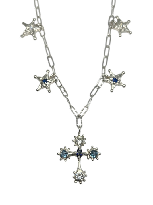 Stacked Crucifix Necklace
